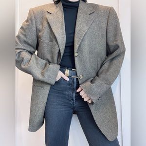 Vintage Gianni Versace wool blazer jacket 48